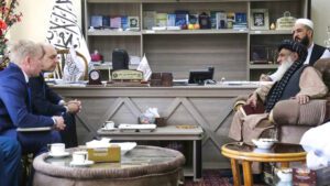 سرپرست وزارت فواید عامه طالبان با سفیر روسیه در مورد ساخت تونل سالنگ و خط‌آهن در کابل گفت‌وگو کرده است