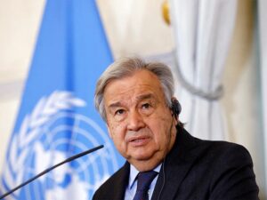 دبیر کل سازمان ملل متحد خواستار بازگشایی تنگه هرمز شد