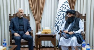 دیدار سراج الدین حقانی با ایران در کابل پیرامون روابط دوجانبه و تحولات منطقهای