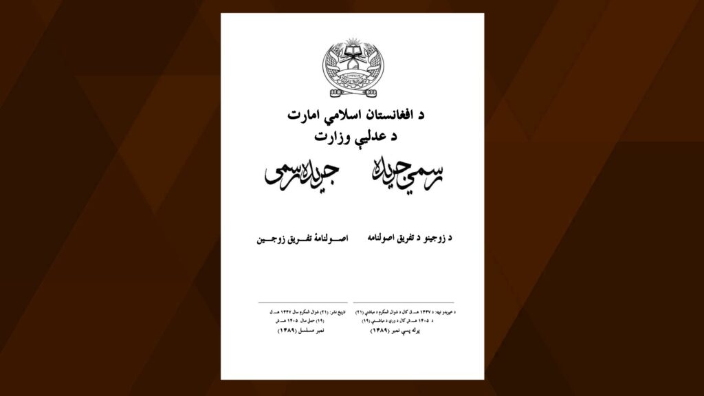 بیش از ۱۰۰ نهاد حقوق بشری خواهان لغو «اصول‌نامه جدایی زن و شوهر» طالبان شدند