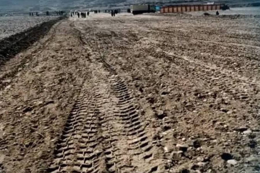 مراسم توزیع زمین برای خانوادههای مهاجر بازگشته به افغانستان